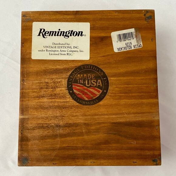 Vintage Editions Remington Nitro Club Loaded Paper Shells Smokeless Powder Box - Picture 7 of 11